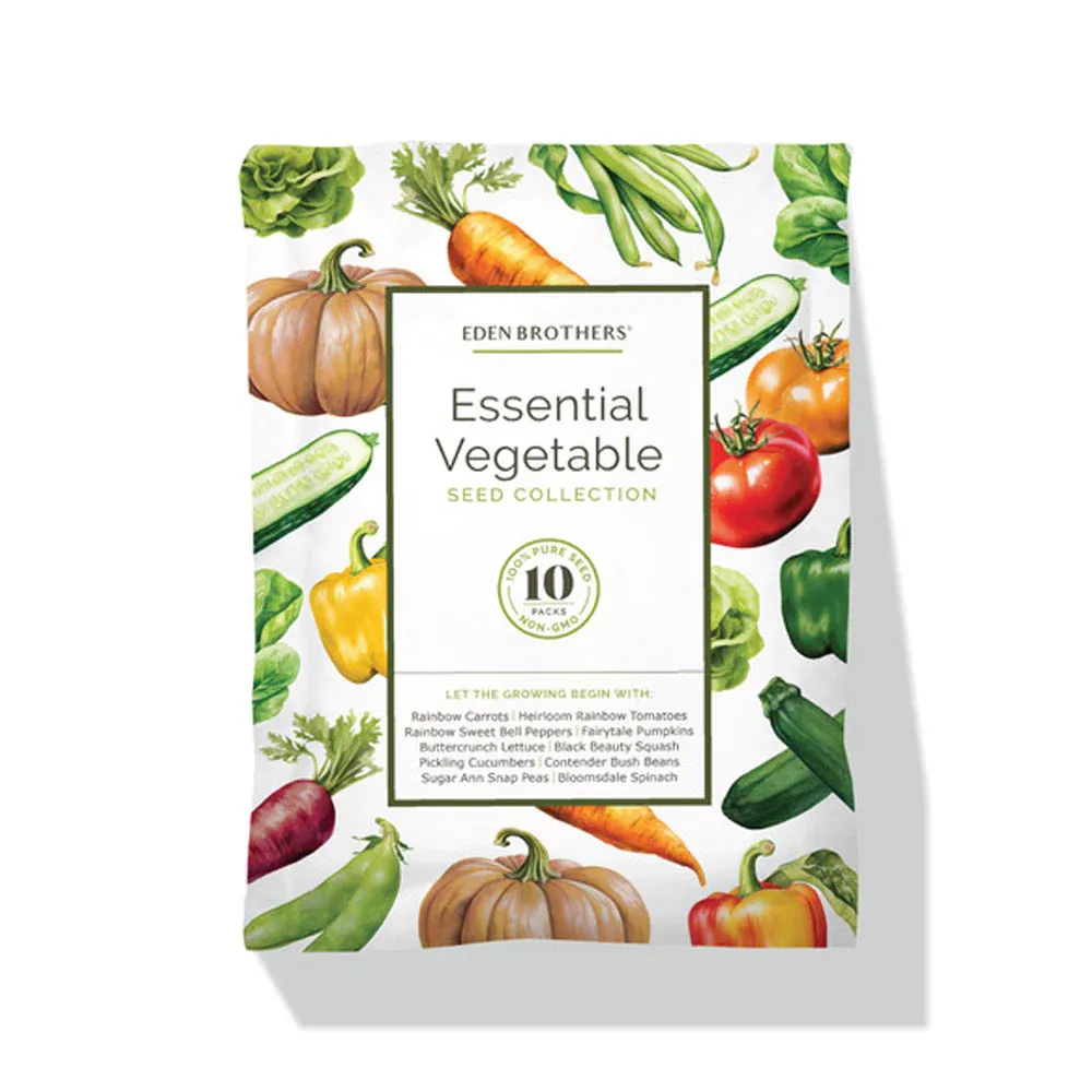VEGSOW Essential Vegetable Seed Collection - Heirloom Variety Pack