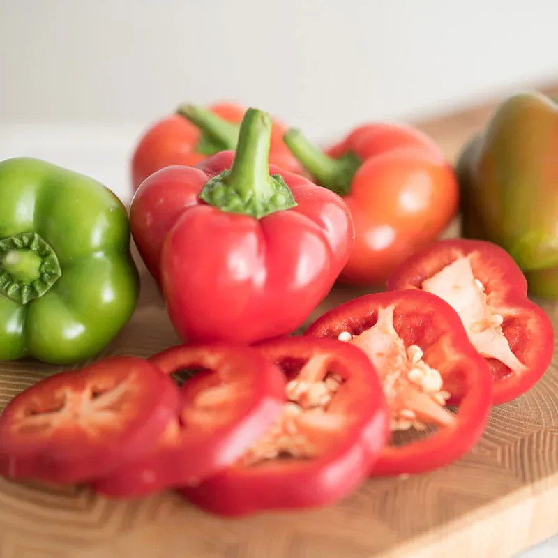 VEGSOW Chili Pie F1 Sweet Pepper Seeds - Hybrid Vegetable Seeds for Home Gardening