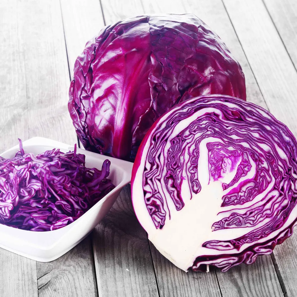 VEGSOW Red Acre Cabbage Seeds - Heirloom Vegetable Seeds