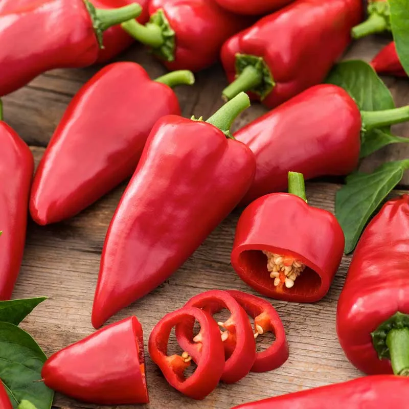 VEGSOW Piquillo Pepper Seeds - Heirloom Vegetable Seeds