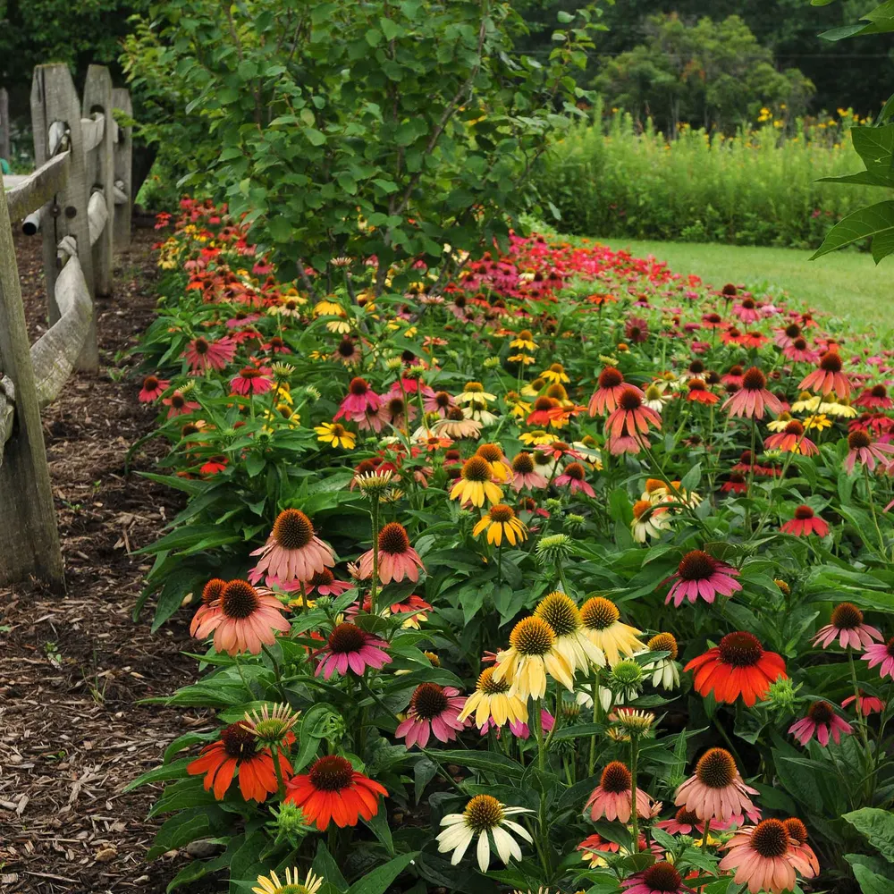 VEGSOW Coneflower Seeds - Cheyenne Spirit Multi-Color Perennial Flower Seeds