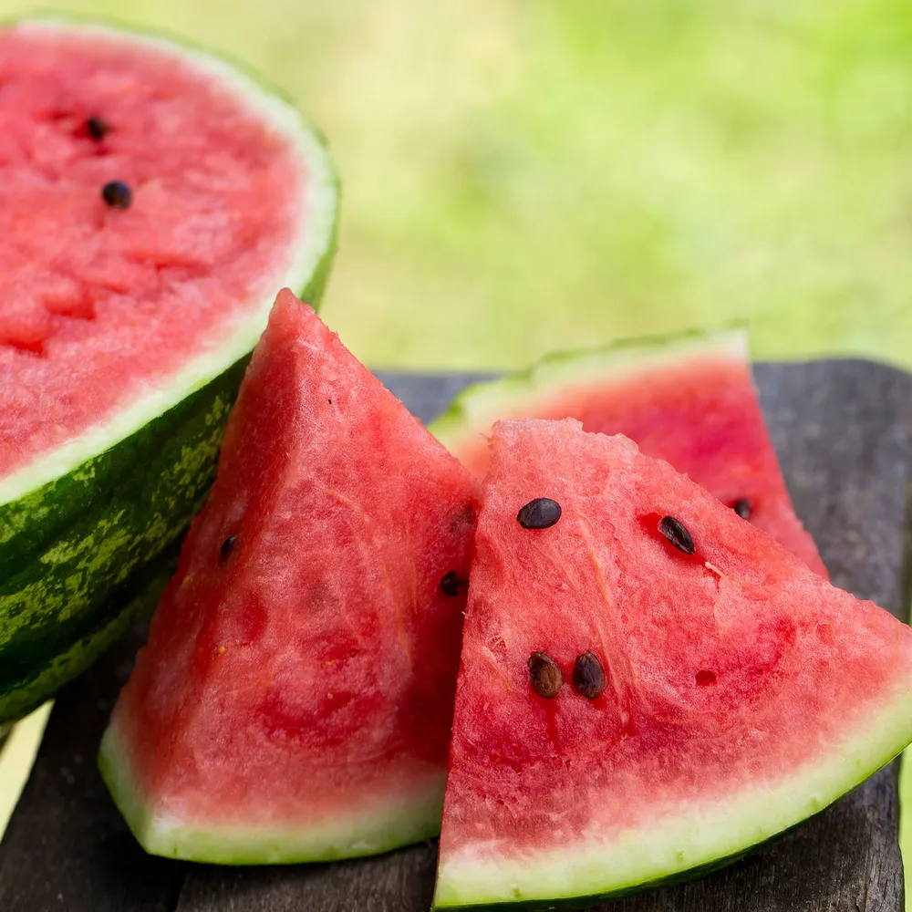 VEGSOW Crimson Sweet Watermelon Seeds - Organic Heirloom Variety